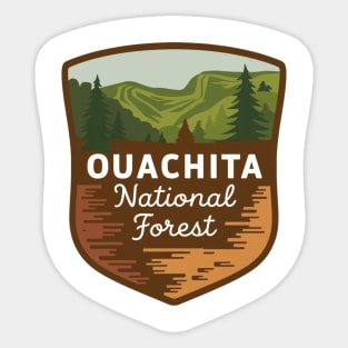 Ouachita National Forest Emblem Sticker